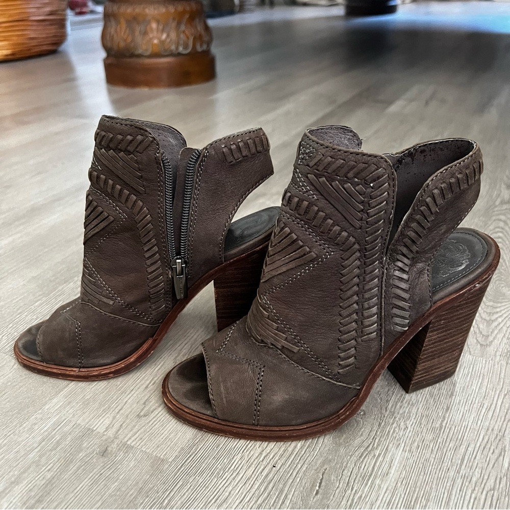 Vince Camuto Dark Grey Charcoal Ankle Bootie